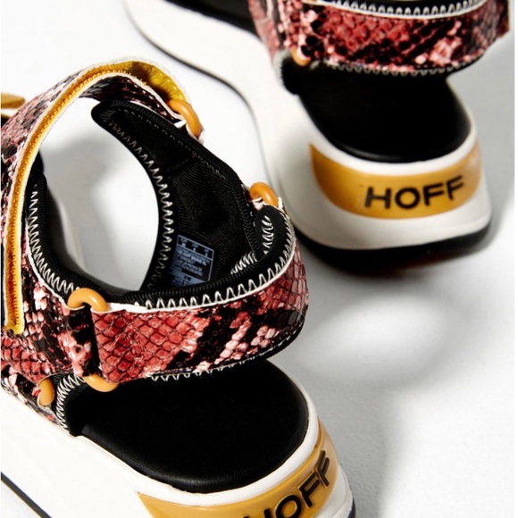 Hoff Women's Pink & Metallic Multicolor Island Seychelles Comfort Sandal 9 EU 40 - Picture 3 of 10